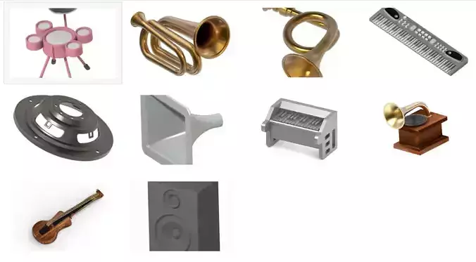 EXQUISITE AUDIO DEVICES PACK 3D Model Collection