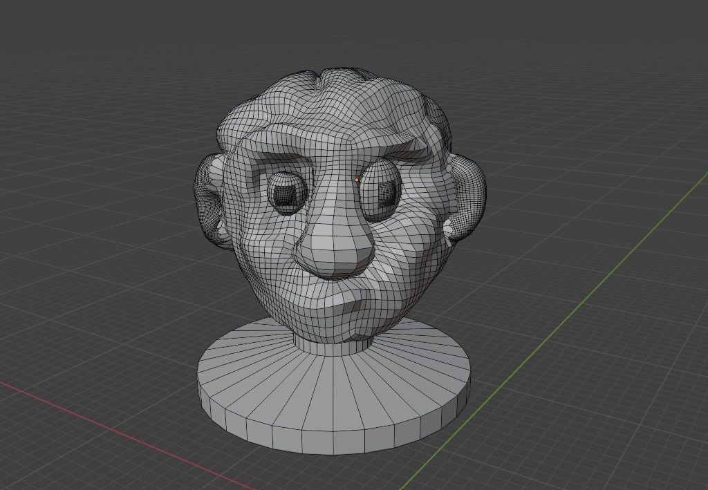 Angry old man 3D print model_5