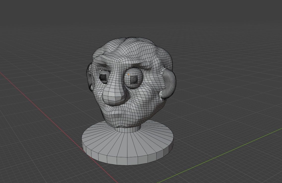 Angry old man 3D print model_3