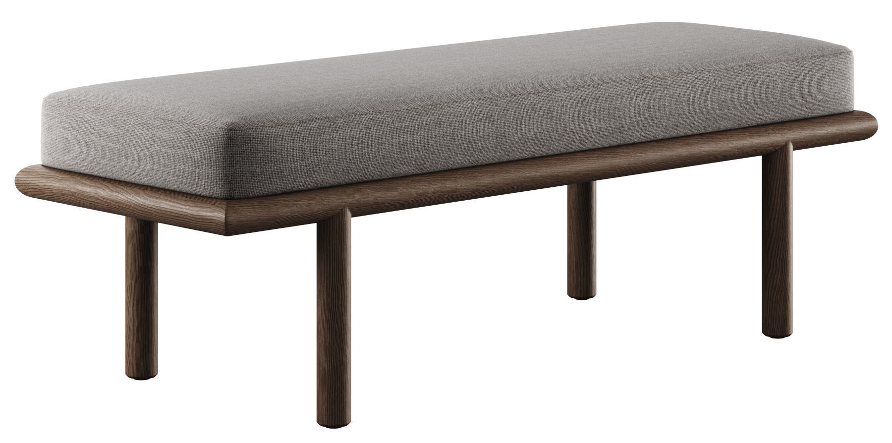 Upholstered Bench By Theodore Alexander 3D model_14