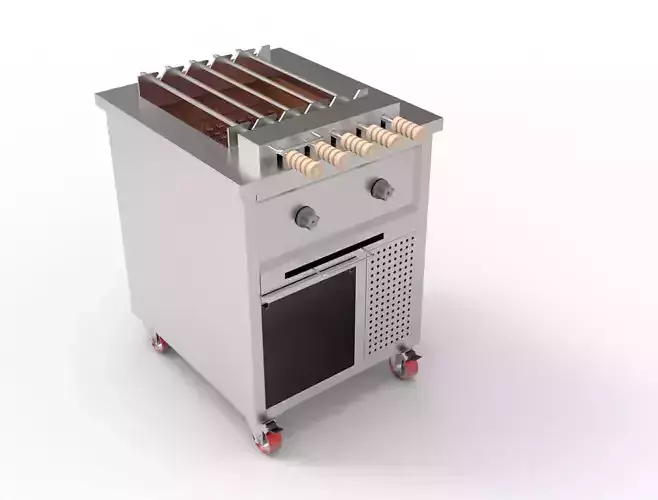 ROASTER CHARCOAL GRILL 3D model