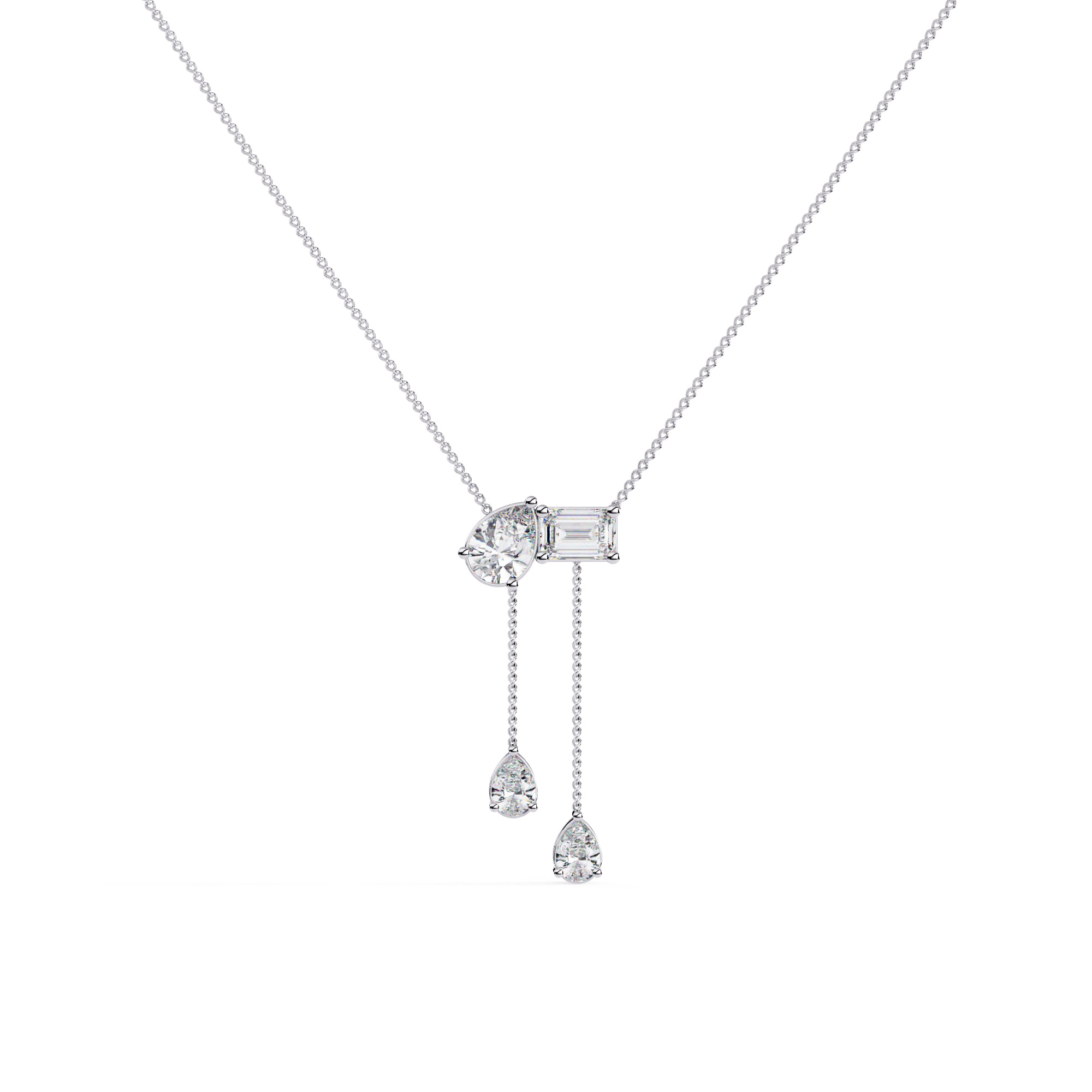 NECKLACE DIAMOND -CAD-010 3D model_9