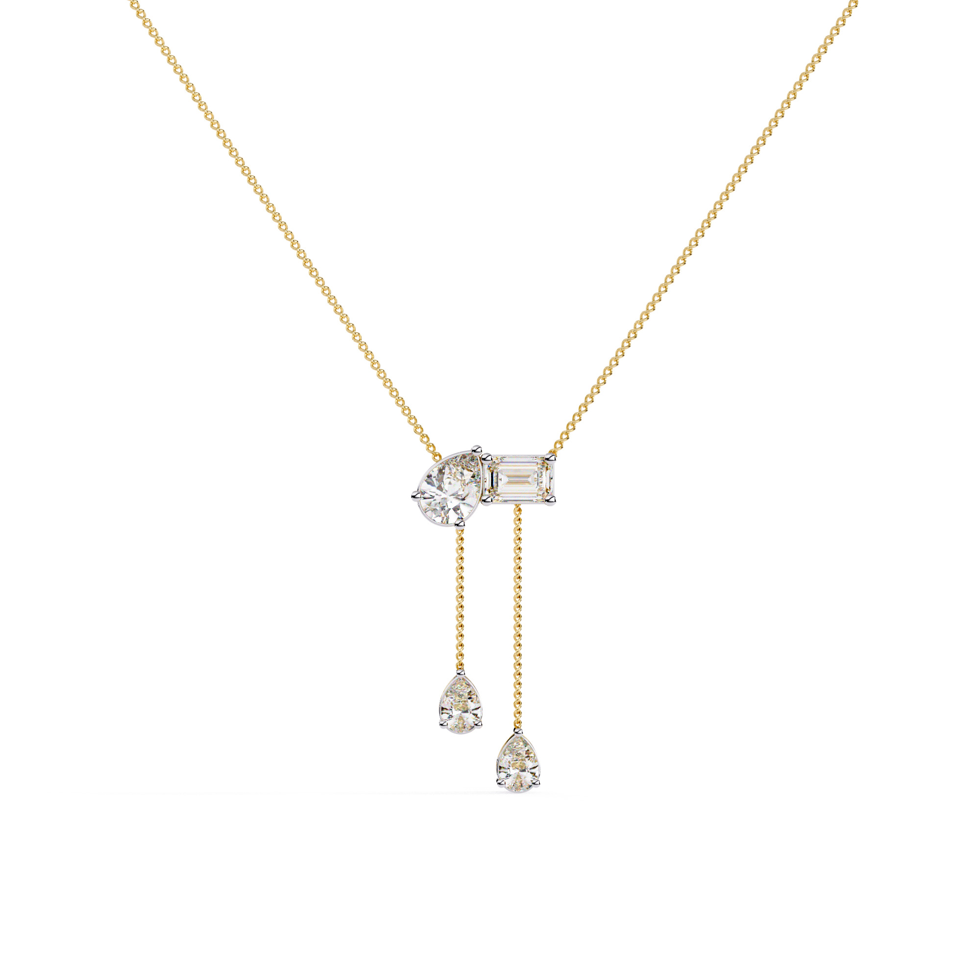 NECKLACE DIAMOND -CAD-010 3D model_10