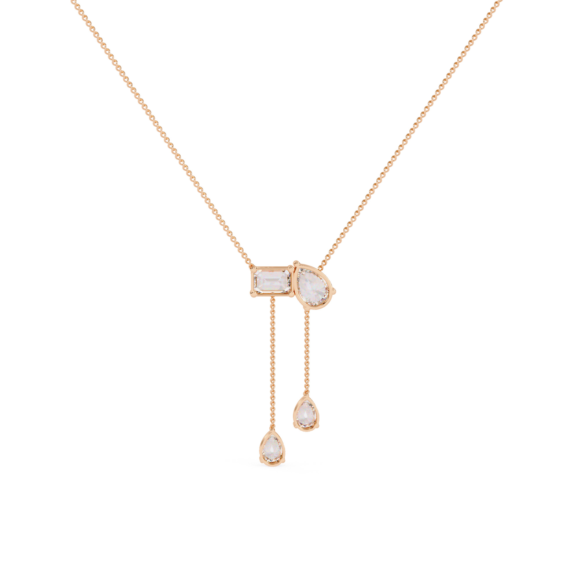 NECKLACE DIAMOND -CAD-010 3D model_11