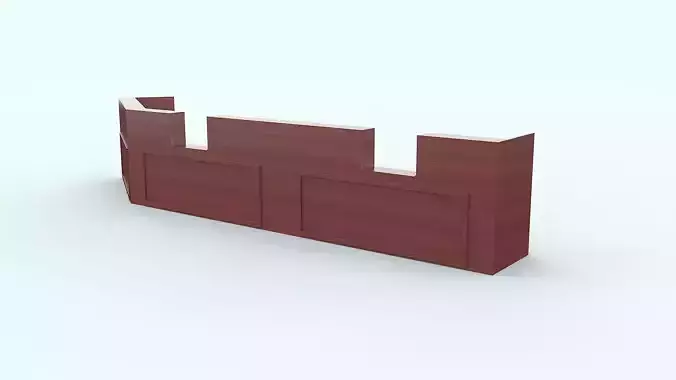 Nurse Station Desk 01