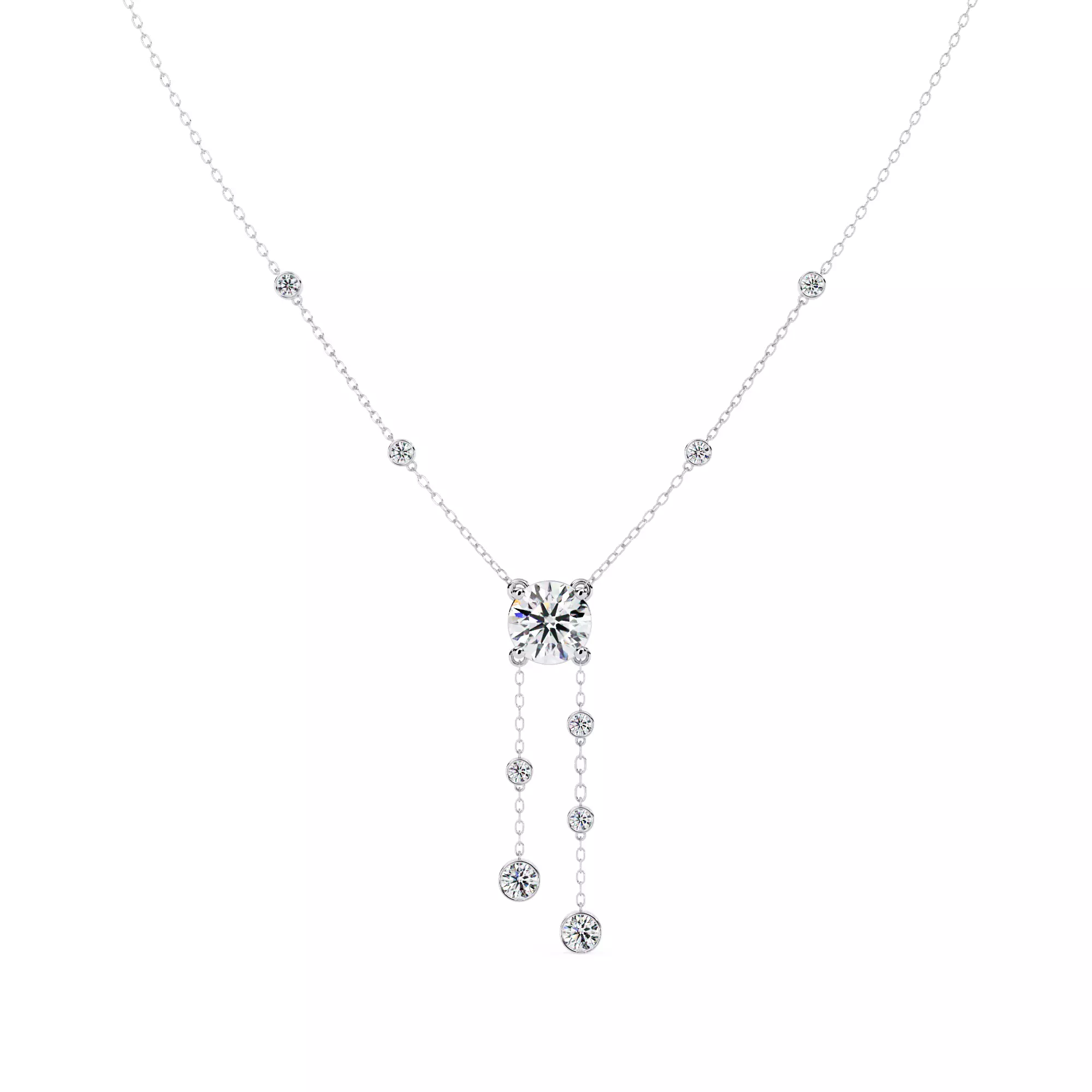 NECKLACE DIAMOND -CAD-012 3D model_0