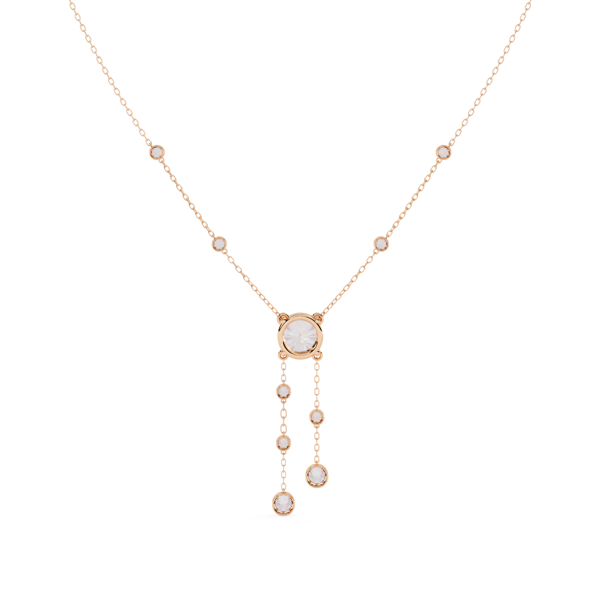 NECKLACE DIAMOND -CAD-012 3D model_5