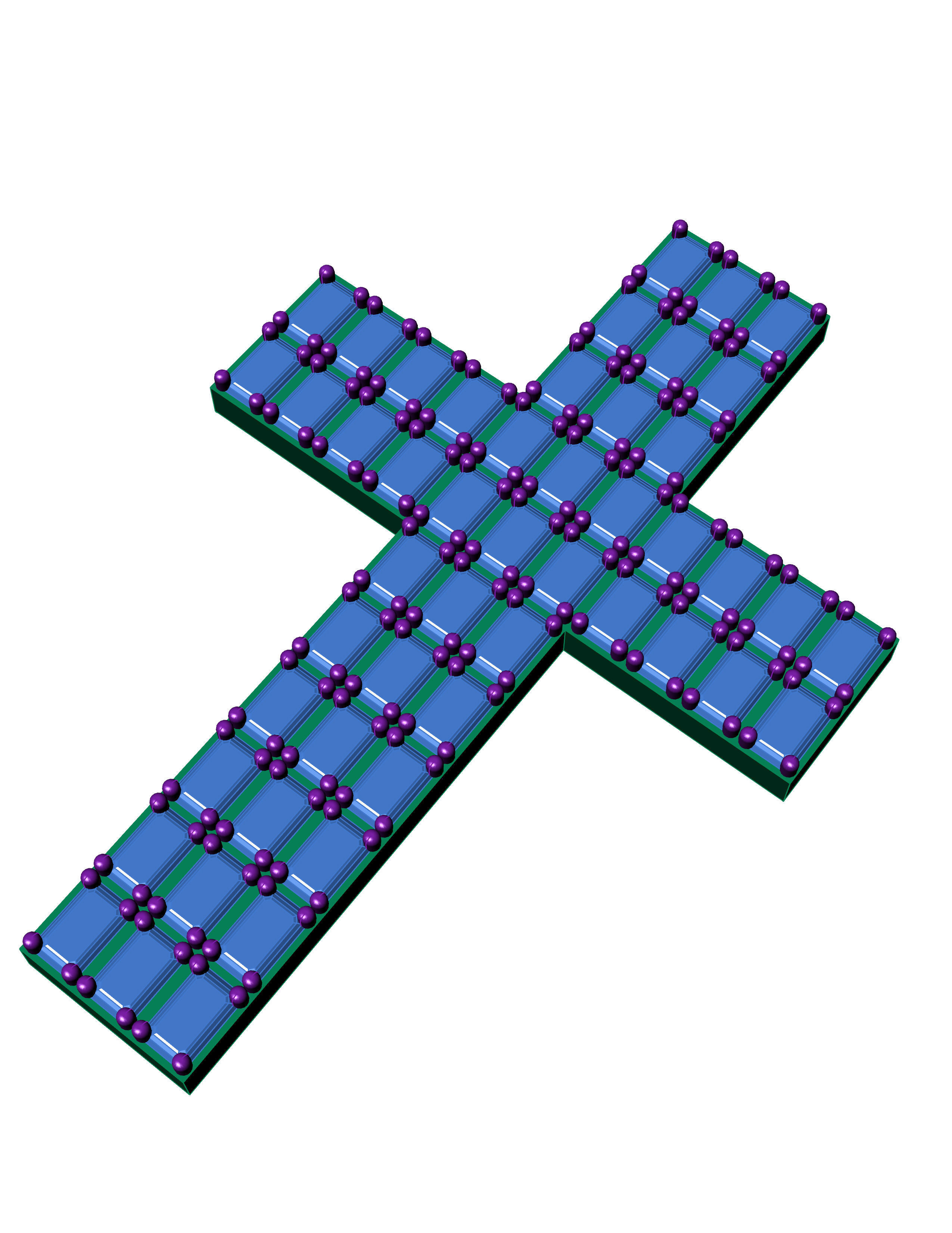 DIAMOND CROSS PENDANT NECKLACE 3dmodel 3D print Model 3D print model_9