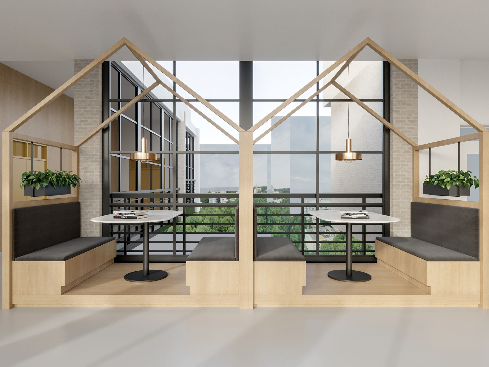 Library Bookstore 3D model_1