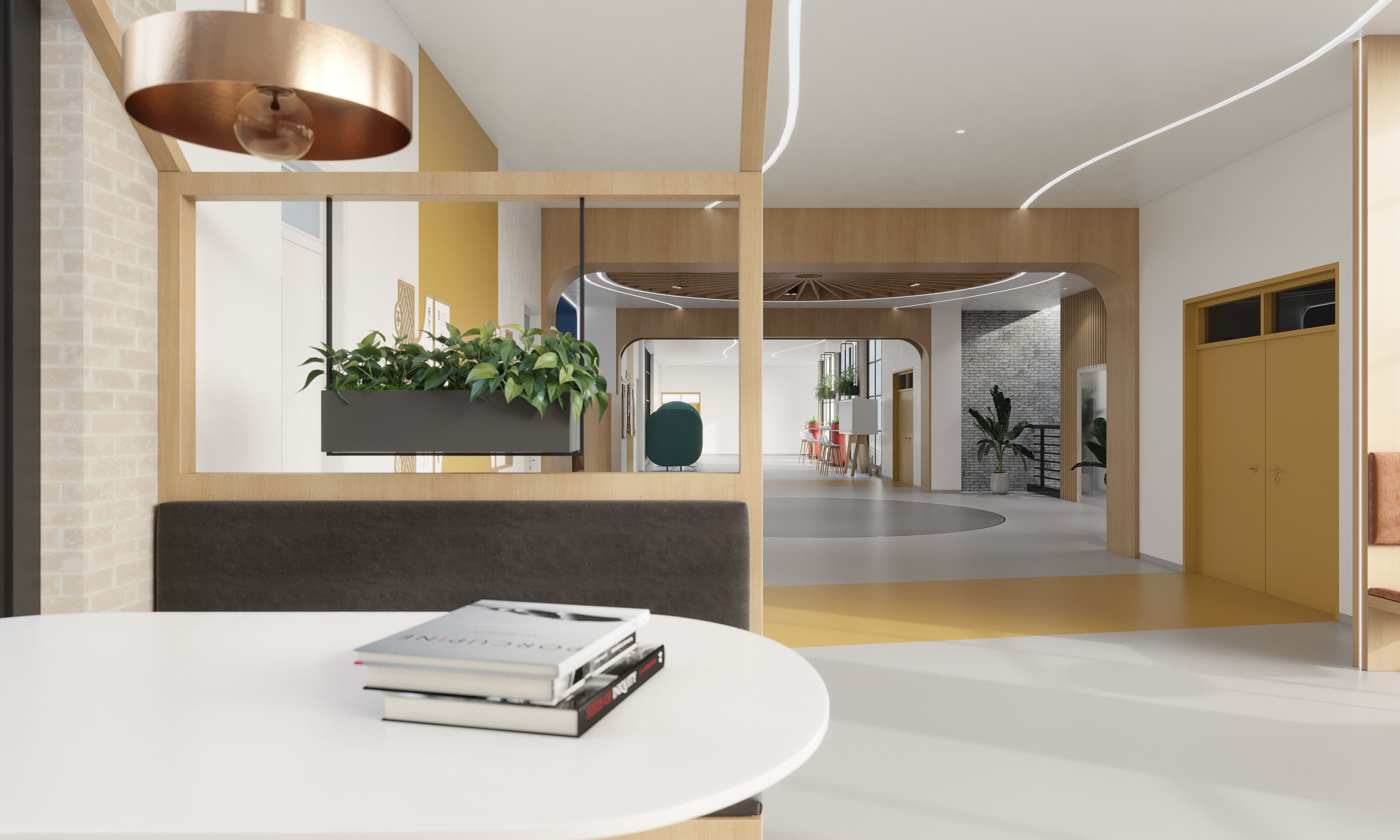 Library Bookstore 3D model_4