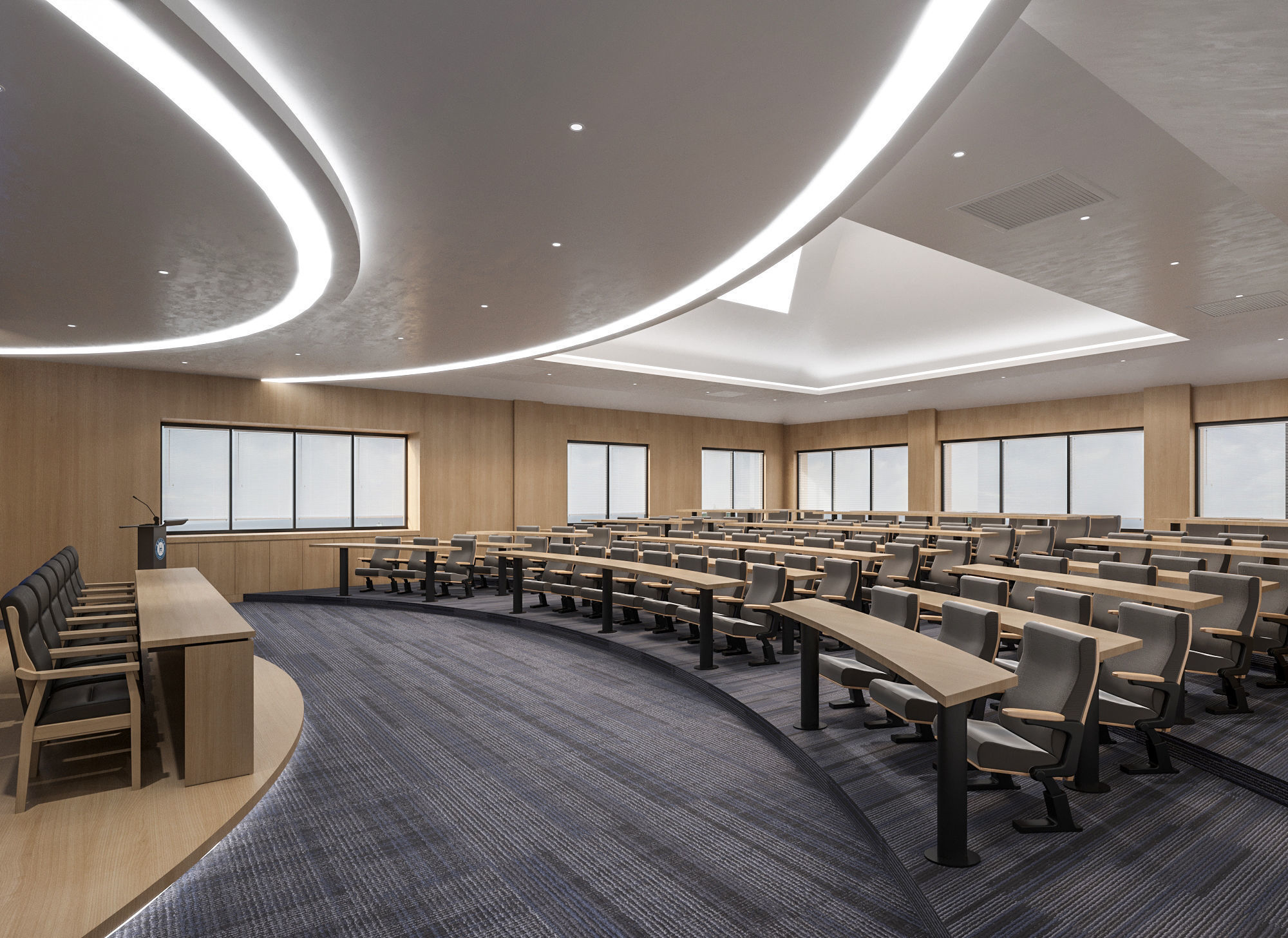 Library Bookstore 3D model_2