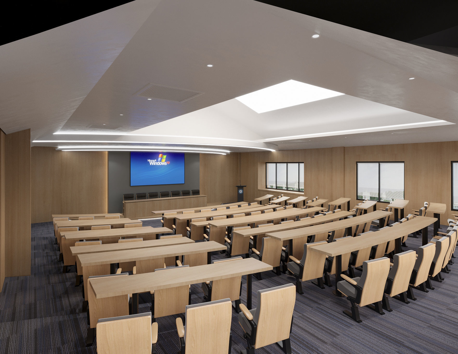 Library Bookstore 3D model_3