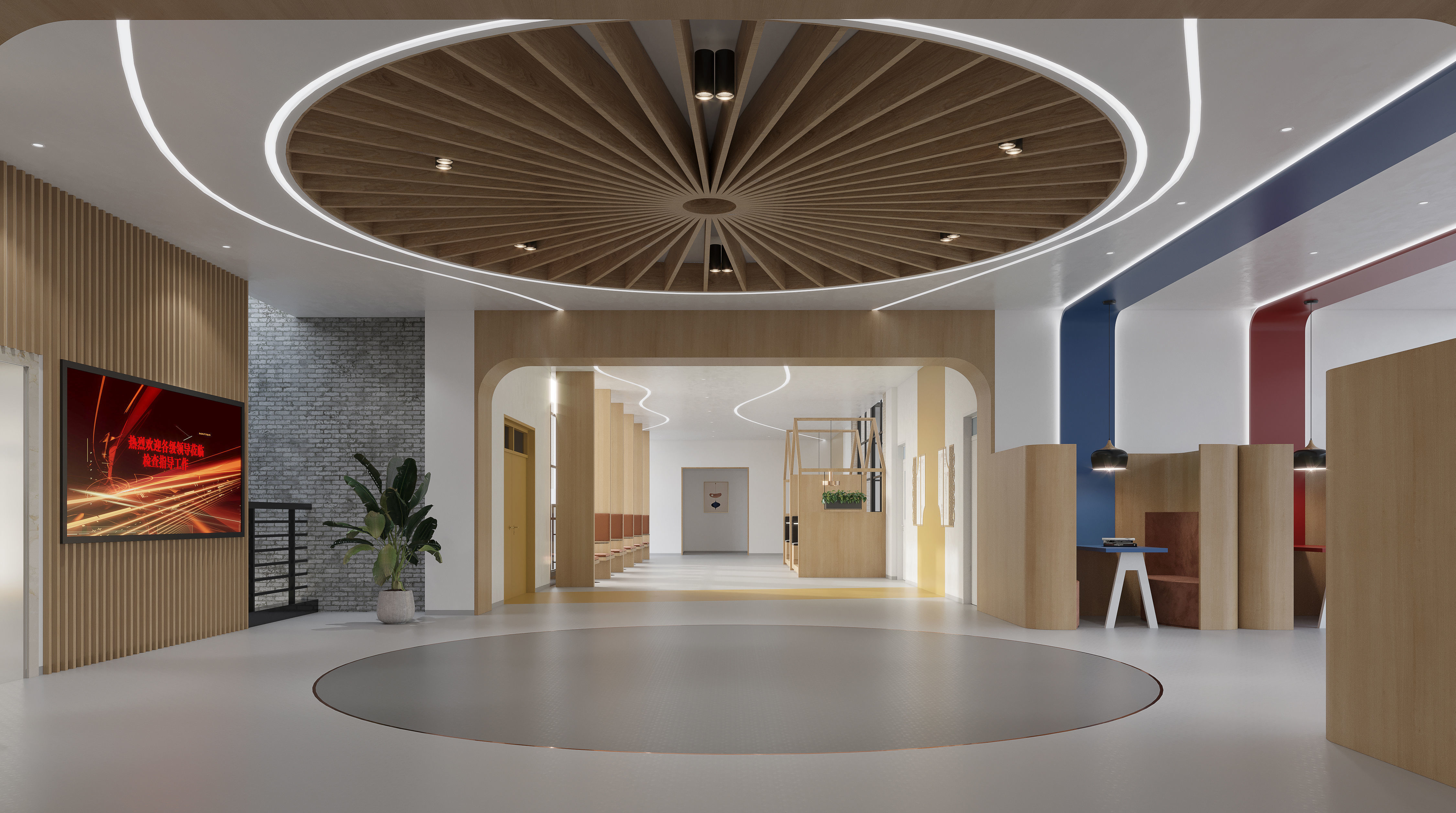 Library Bookstore 3D model_8