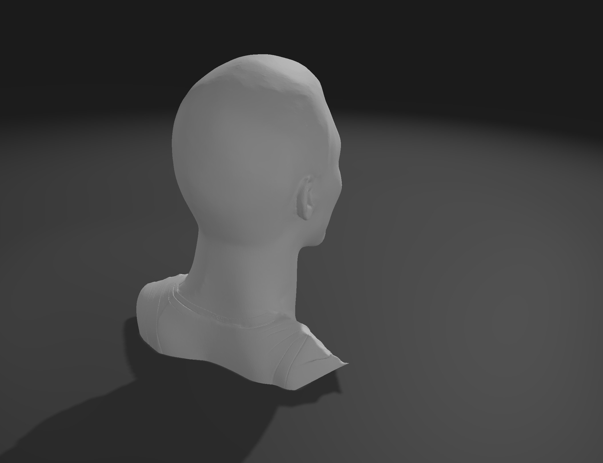 Rookie Stephen Curry Bust 3D print model_2