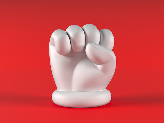 Mario Hand - Fist 3D print model