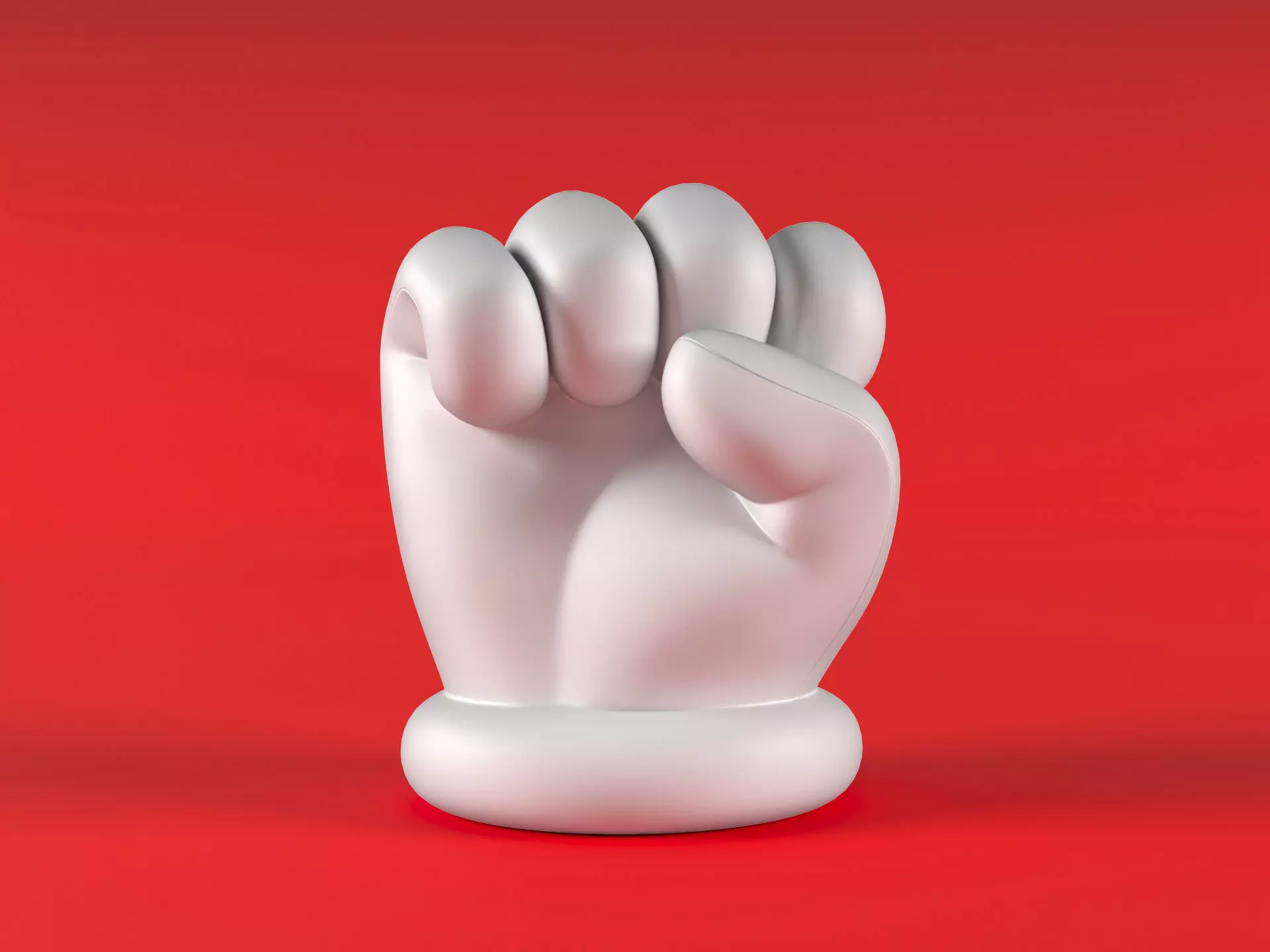 Mario Hand - Fist 3D print model_0