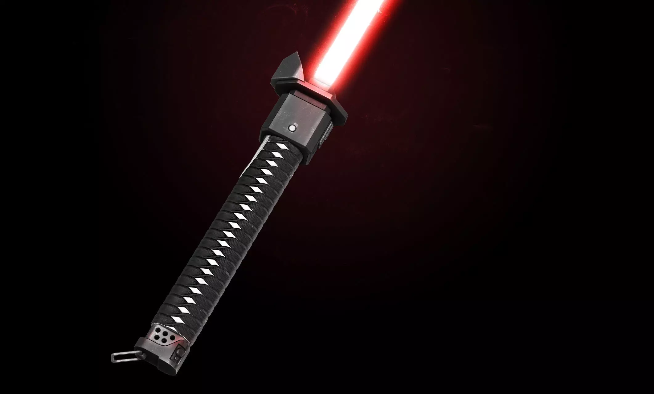 Ronin functional lightsaber 3D print model_0