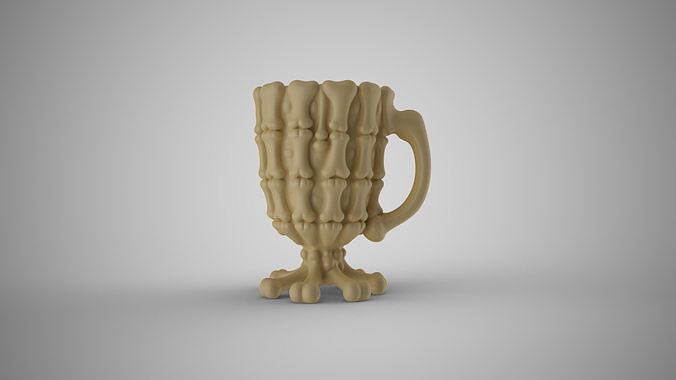 Skeleton Mug 3D print model