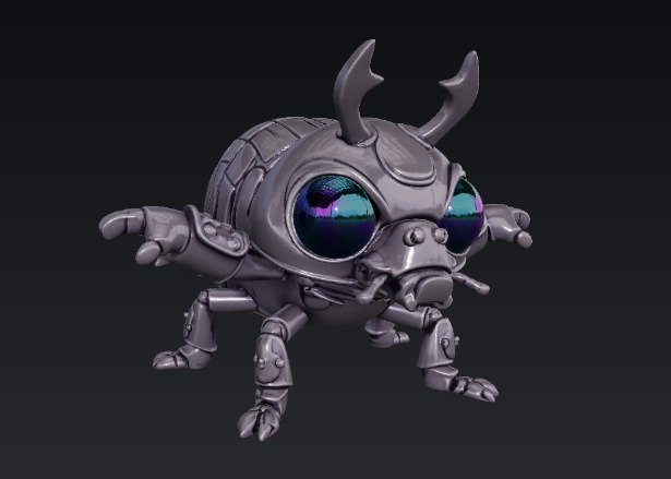 Beetle Droid 3D model_3