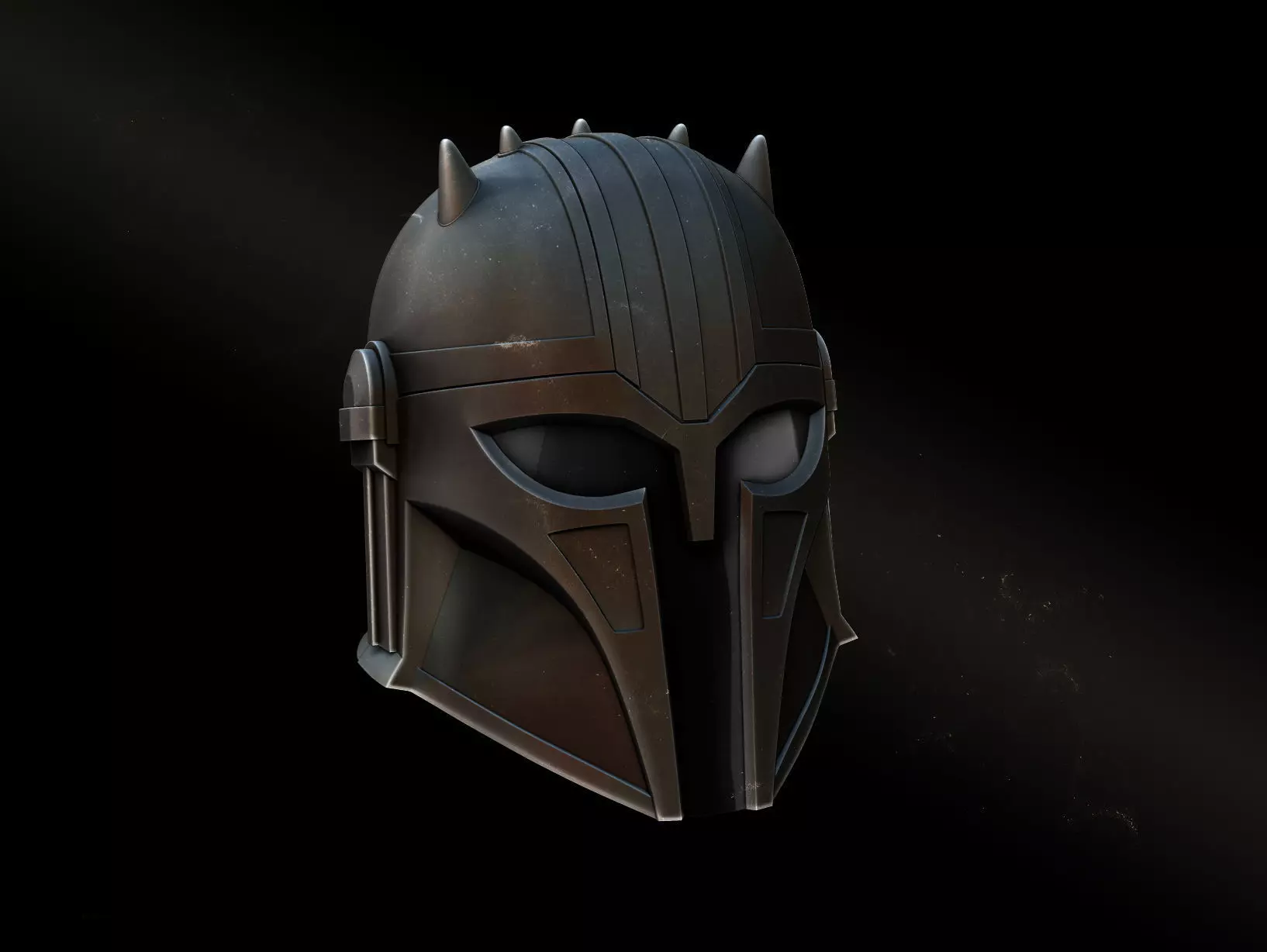 The Armorer helmet 3D print model_0