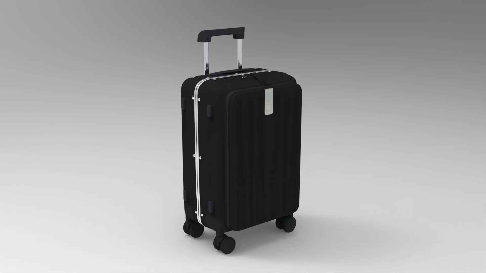 Highly Detailed Travel Bag Luggage Game Product Ready 018 Low-poly 3D model_0