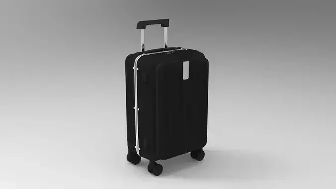 Highly Detailed Travel Bag Luggage Game Product Ready 018 Low-poly 3D model