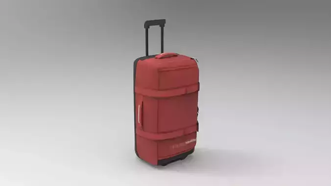 Highly Detailed Travel Bag Luggage Game Product Ready 016