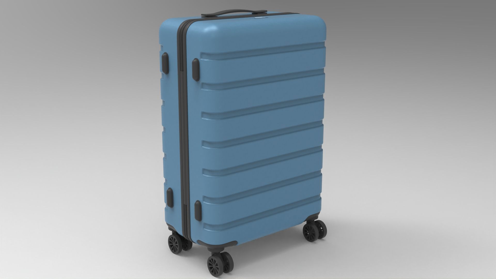 Highly Detailed Travel Bag Luggage Game Product Ready 009 Low-poly 3D model_4