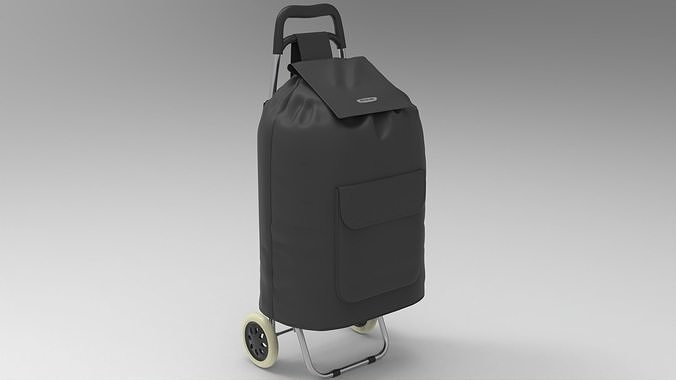 Highly Detailed Travel Bag Luggage Game Product Ready 002 Low-poly 3D model