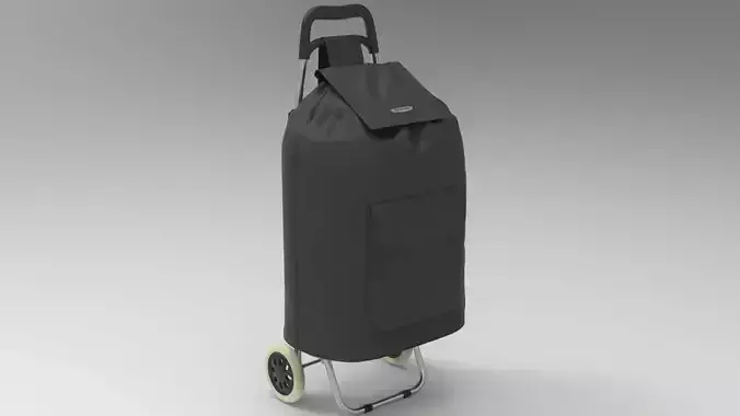 Highly Detailed Travel Bag Luggage Game Product Ready 002