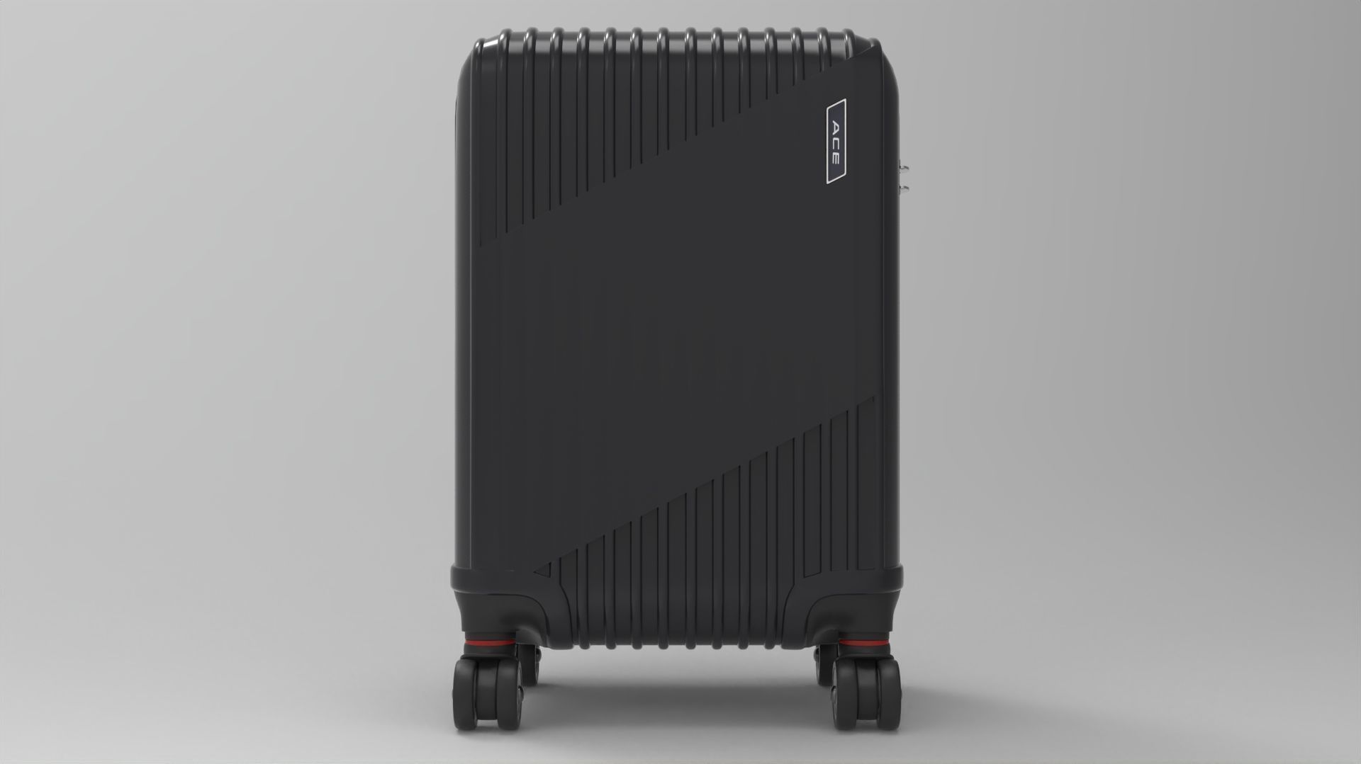 Highly Detailed Travel Bag Luggage Game Product Ready 001 Low-poly 3D model_7