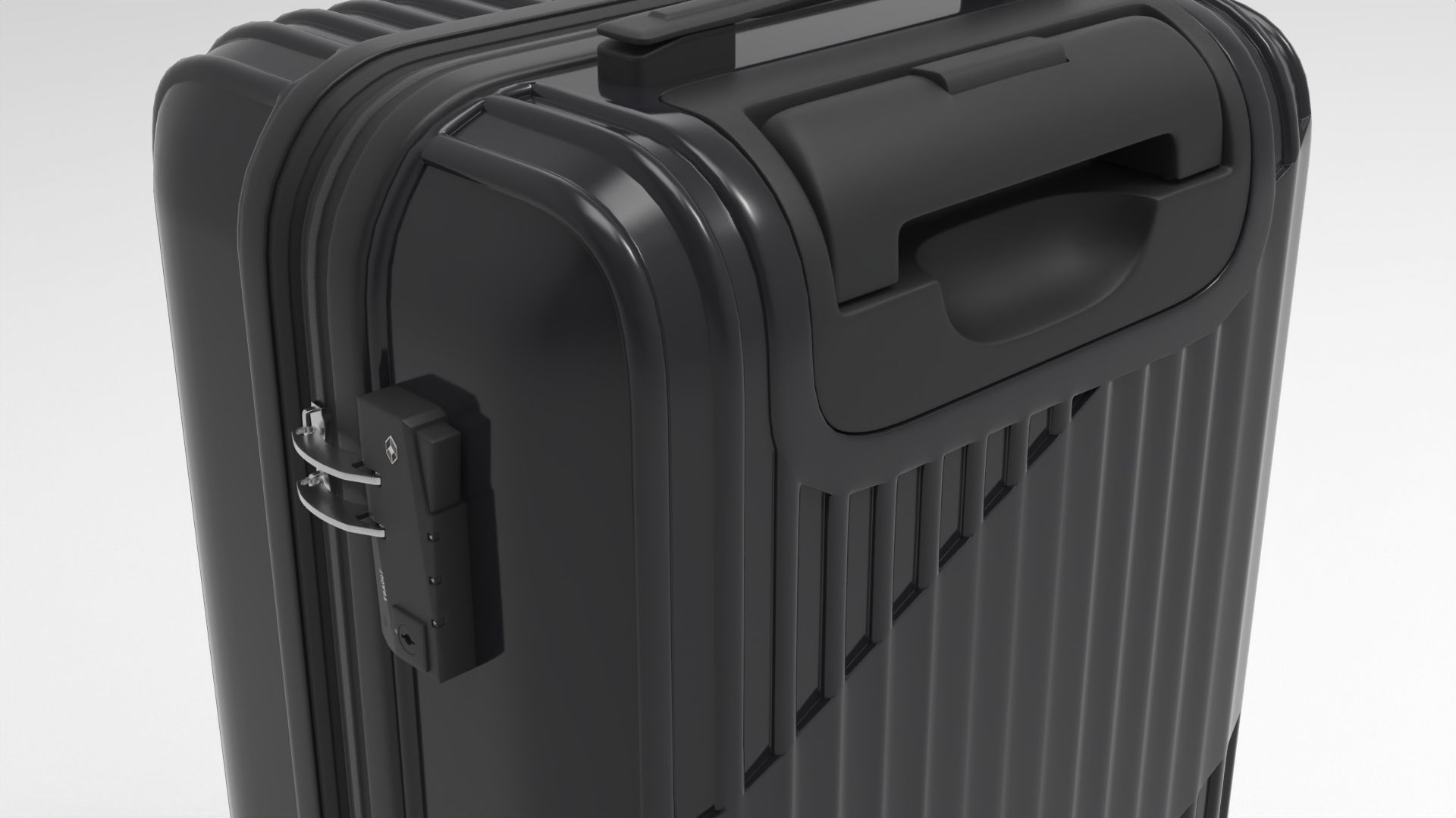 Highly Detailed Travel Bag Luggage Game Product Ready 001 Low-poly 3D model_19