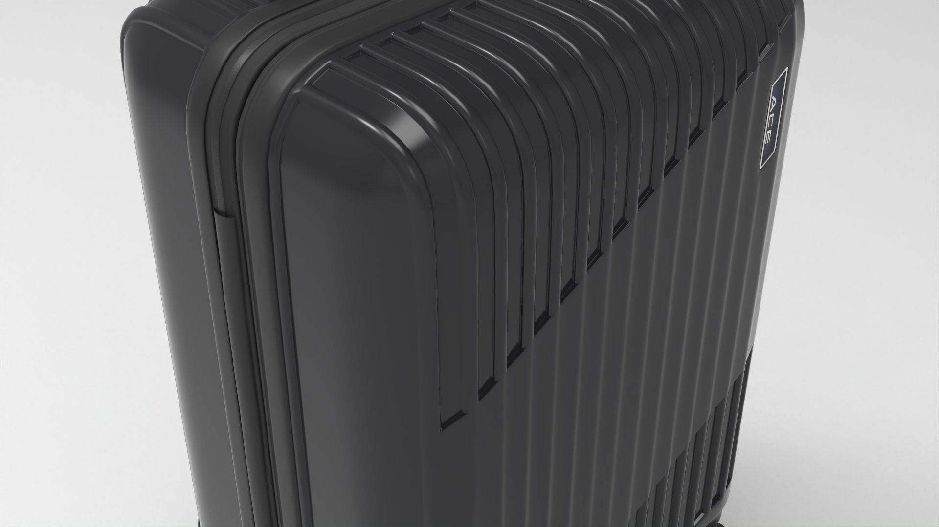 Highly Detailed Travel Bag Luggage Game Product Ready 001 Low-poly 3D model_2