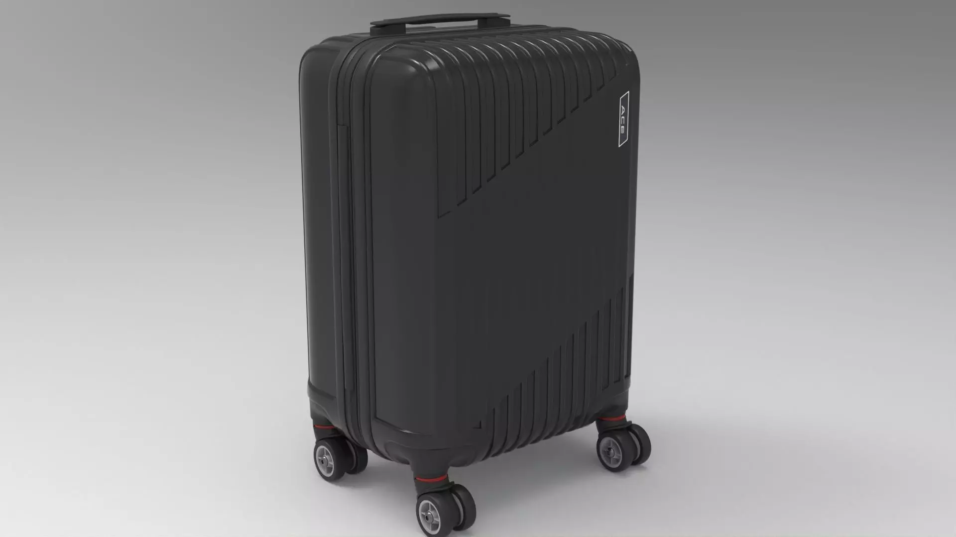 Highly Detailed Travel Bag Luggage Game Product Ready 001 Low-poly 3D model_0