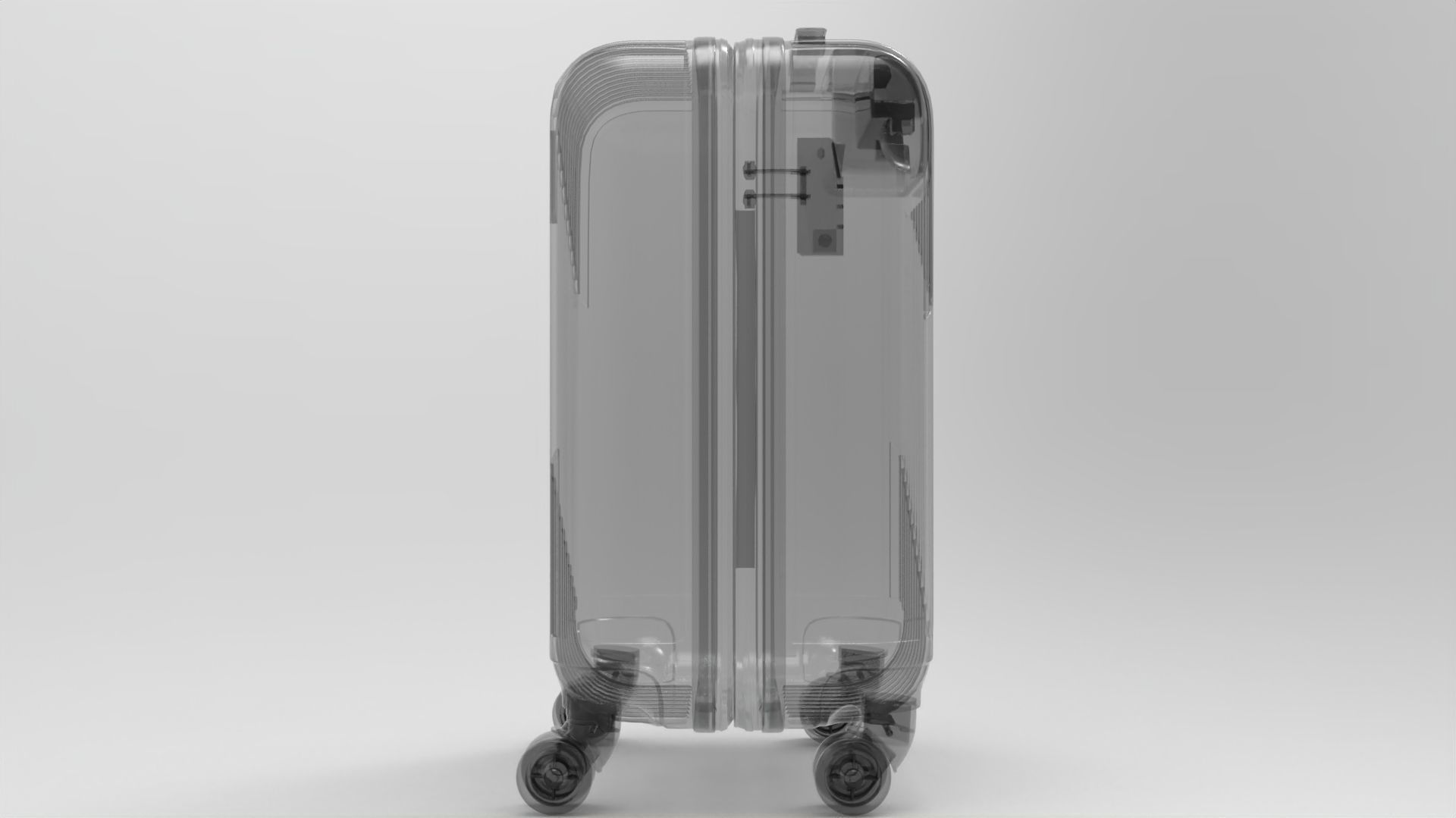 Highly Detailed Travel Bag Luggage Game Product Ready 001 Low-poly 3D model_22