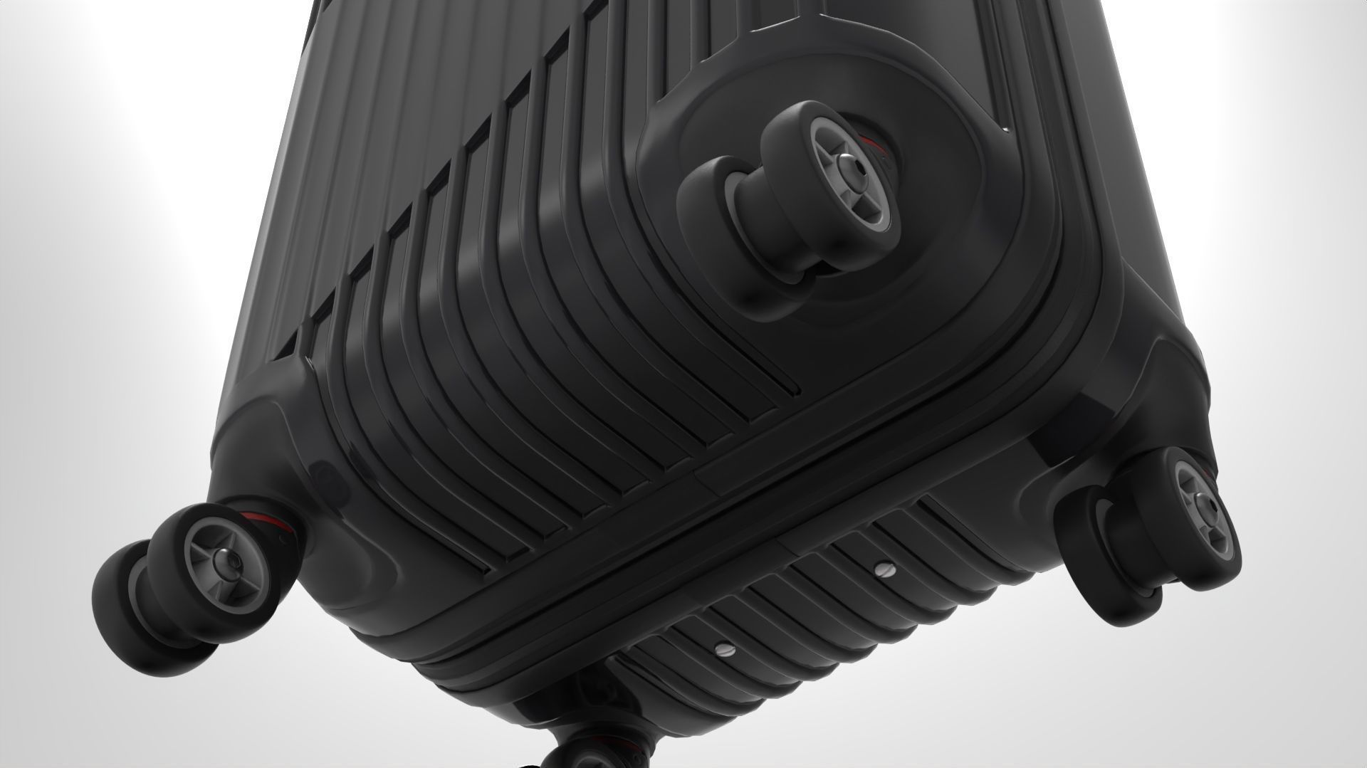 Highly Detailed Travel Bag Luggage Game Product Ready 001 Low-poly 3D model_16