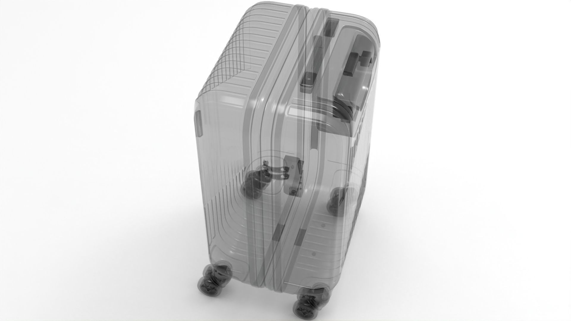 Highly Detailed Travel Bag Luggage Game Product Ready 001 Low-poly 3D model_24