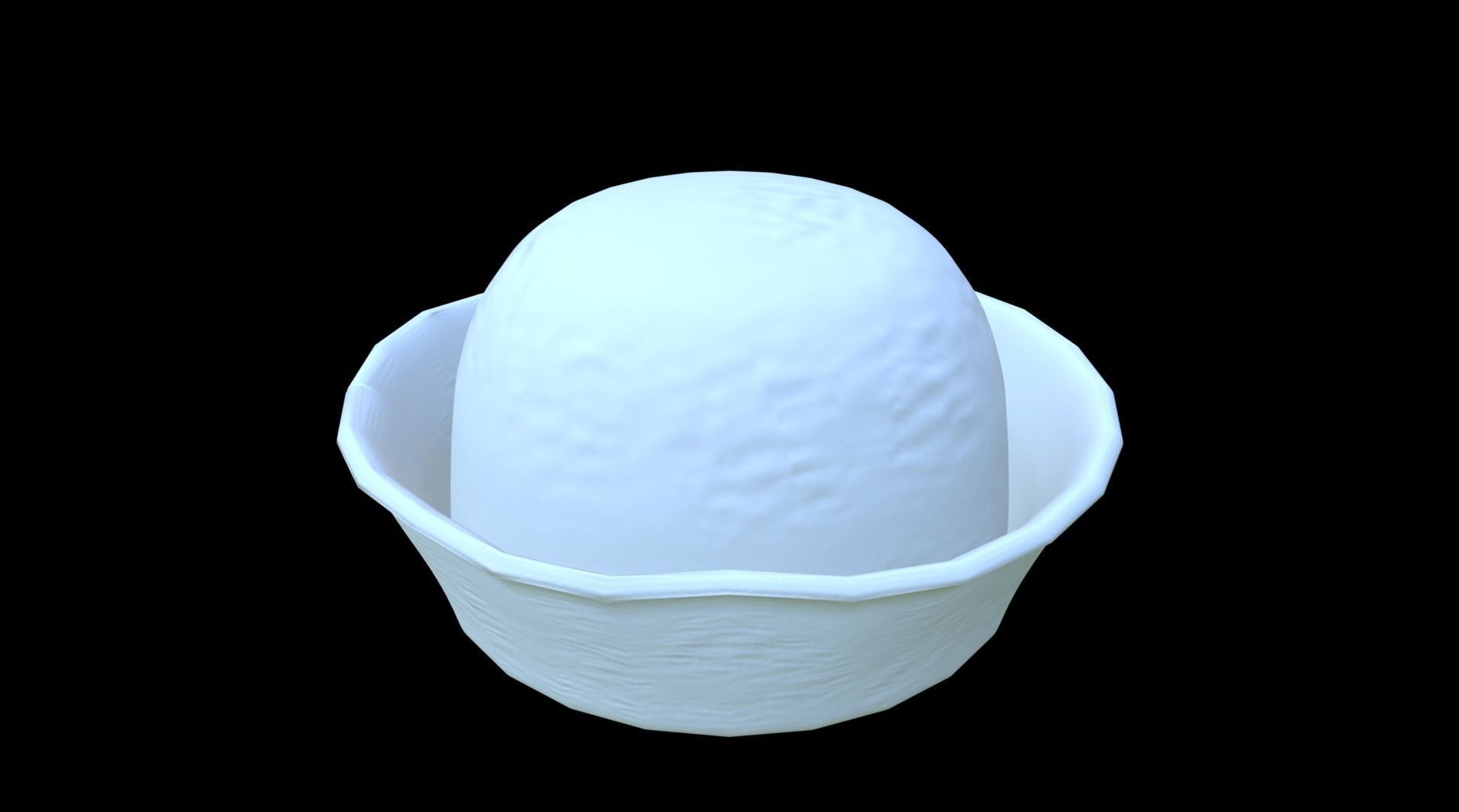Game Asset - Marine Hat - Low polly Low-poly 3D model