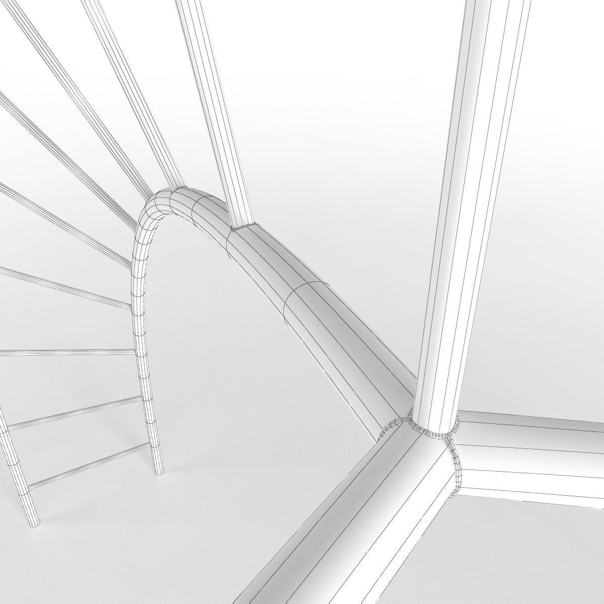 Sky-Rail Climber for Playground 3D model_6