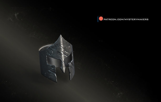 Spartan ring finger 3D print model