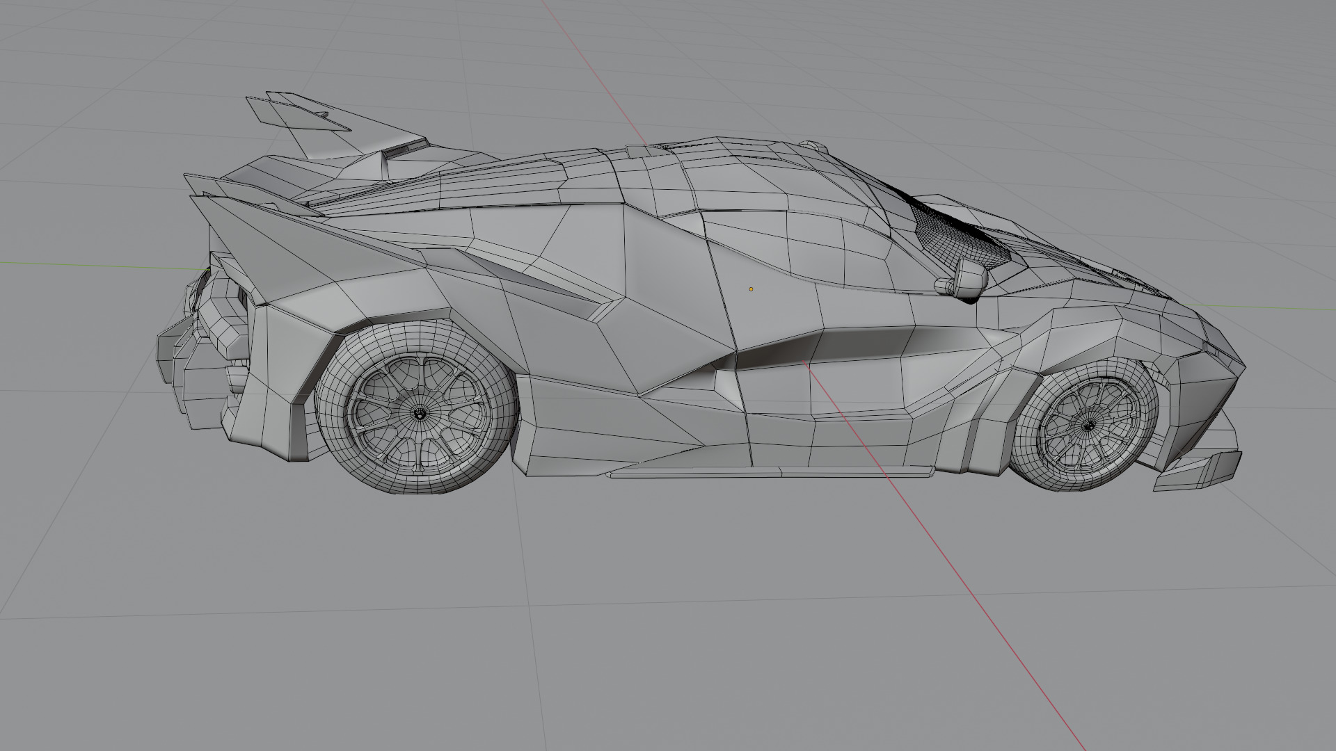  3D Car Low-poly 3D model_20
