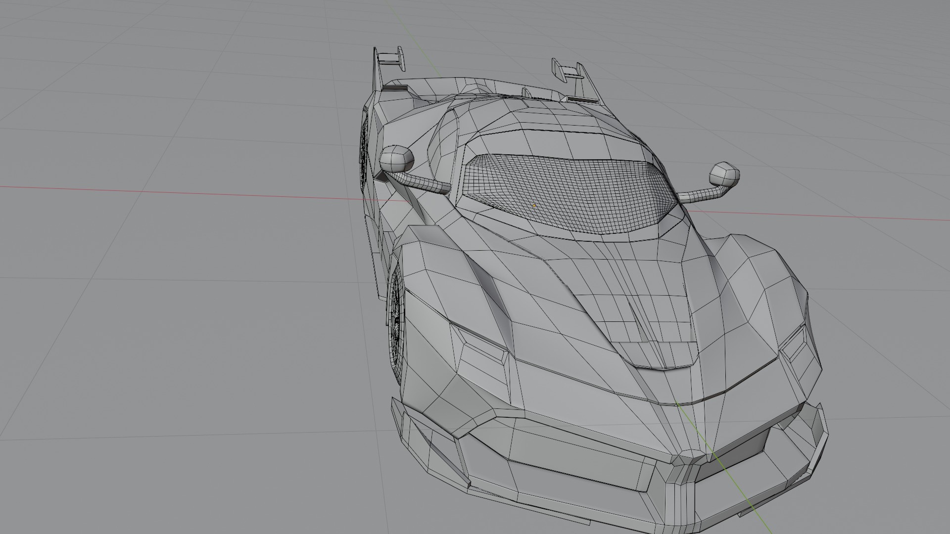  3D Car Low-poly 3D model_22