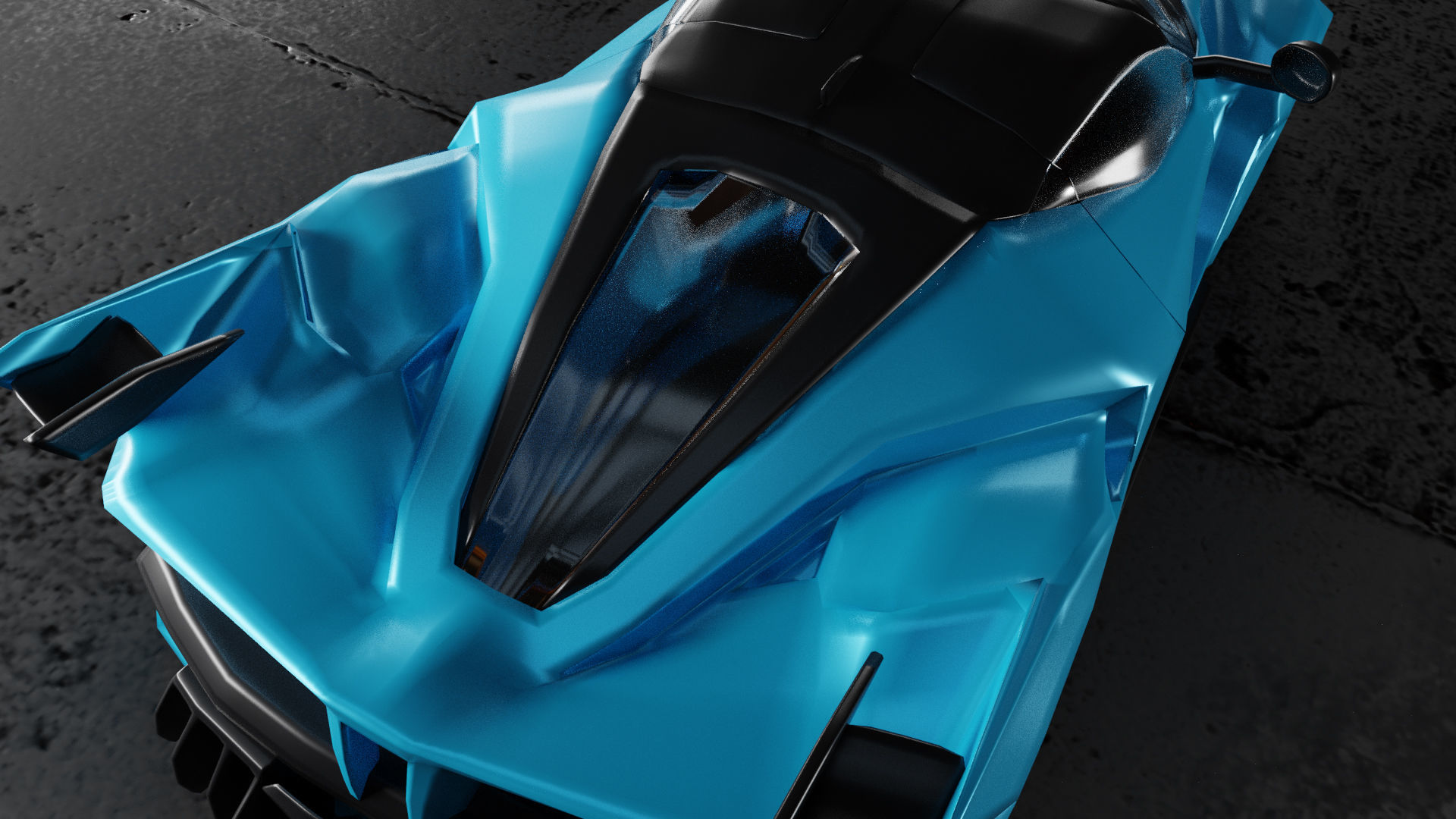  3D Car Low-poly 3D model_9