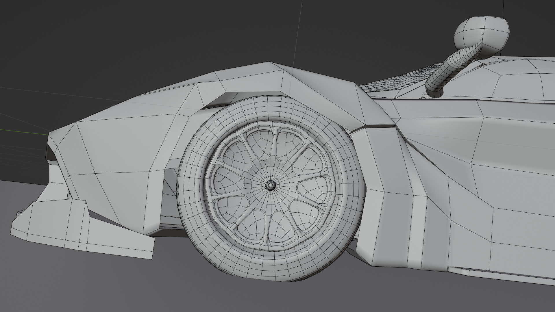  3D Car Low-poly 3D model_12