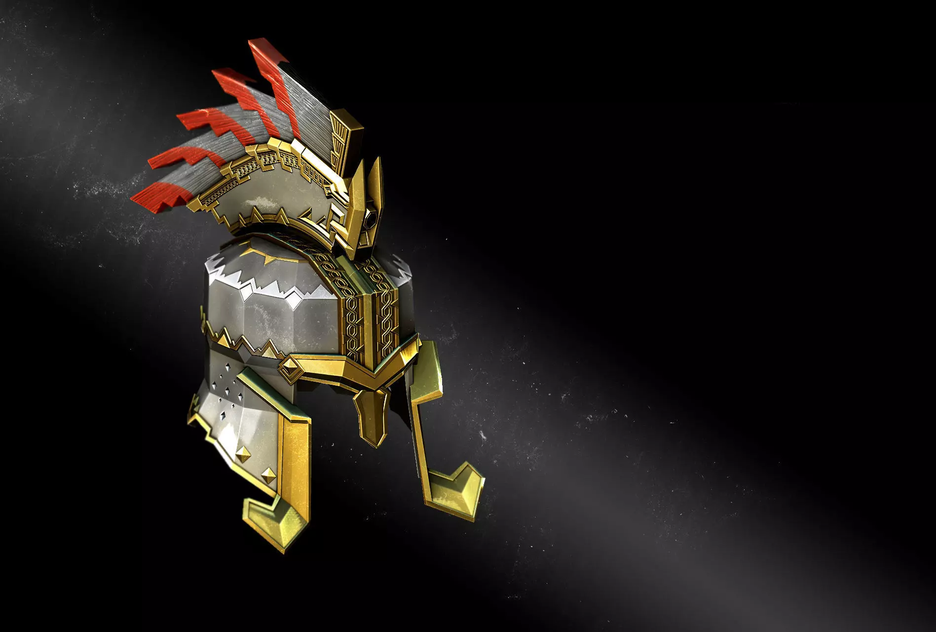 Dain Ironfoot dwarf helmet 3D print model_0