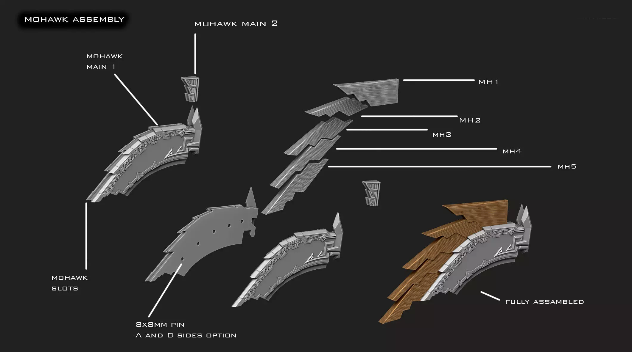 Dain Ironfoot dwarf helmet 3D print model_4