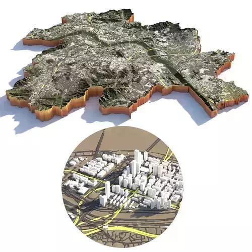 Seoul City in South Korea