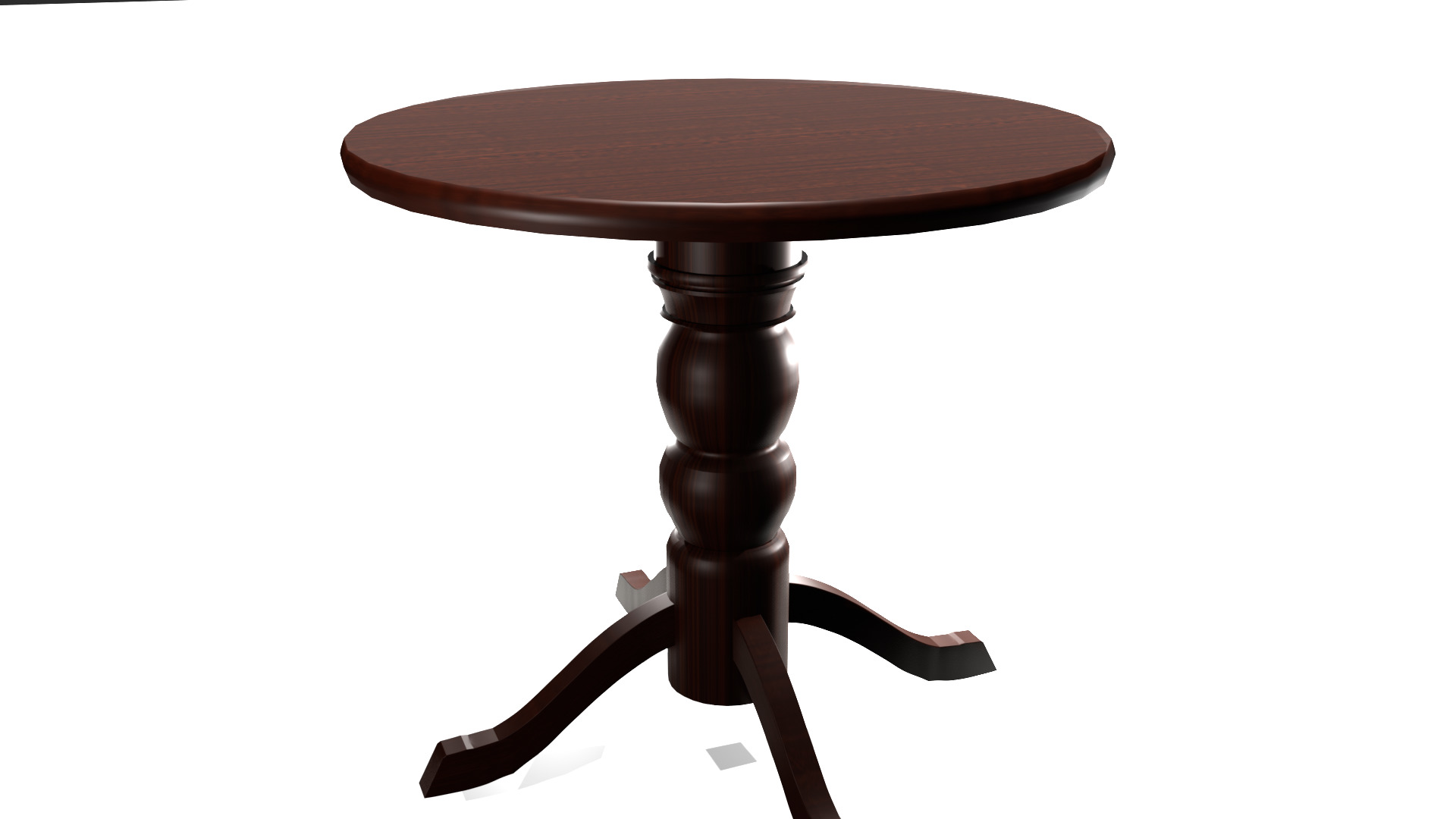 wooden table 3D model_20