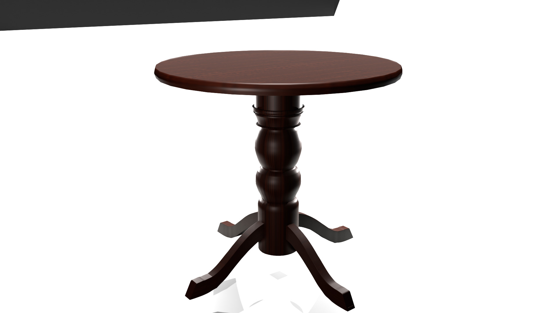 wooden table 3D model_18
