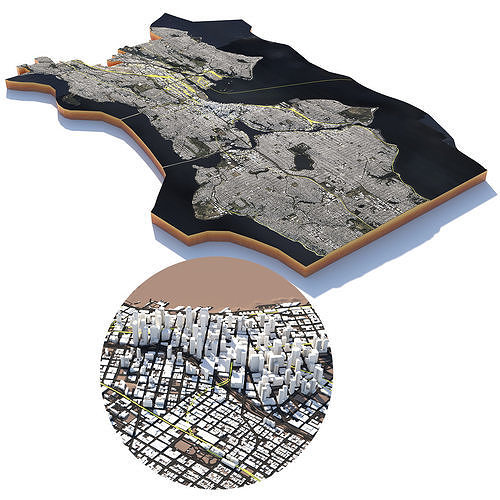 Seattle Washington USA 3D model
